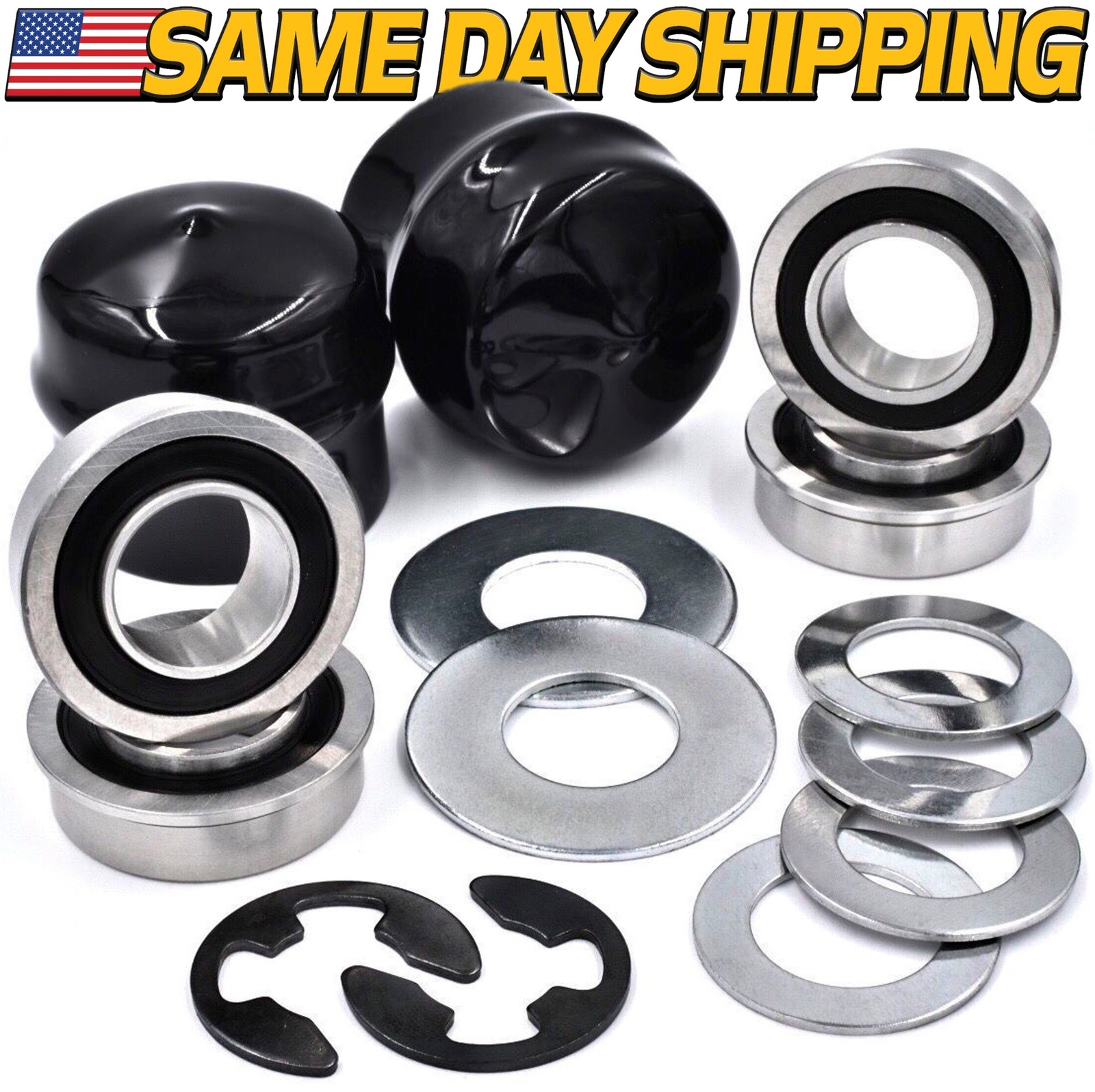 Front Wheel Bushing to Bearing Conversion Kit fits 532009040 9040H Husqvarna