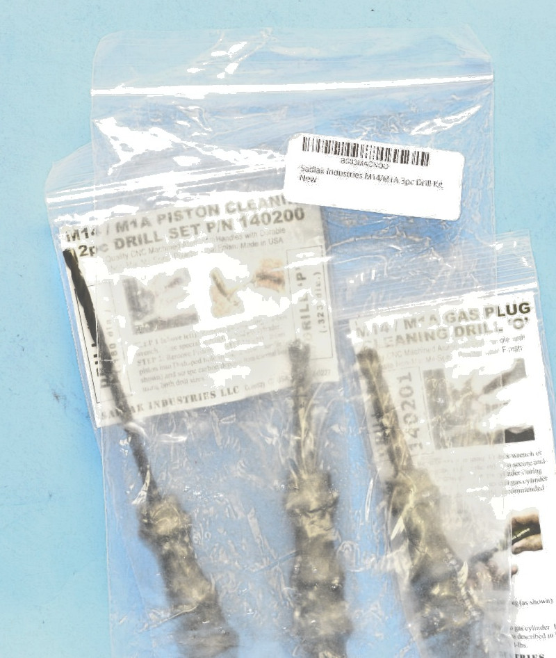 Sadlak Industries 3pc Drill Kit - Service Tools M1 2 pc Drill & "O" Drill