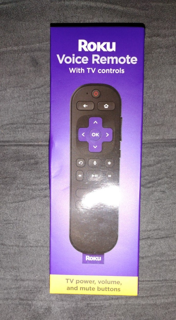 Roku Voice Remote RCA1RW TV Controls for Roku Players & Roku TV Brand New