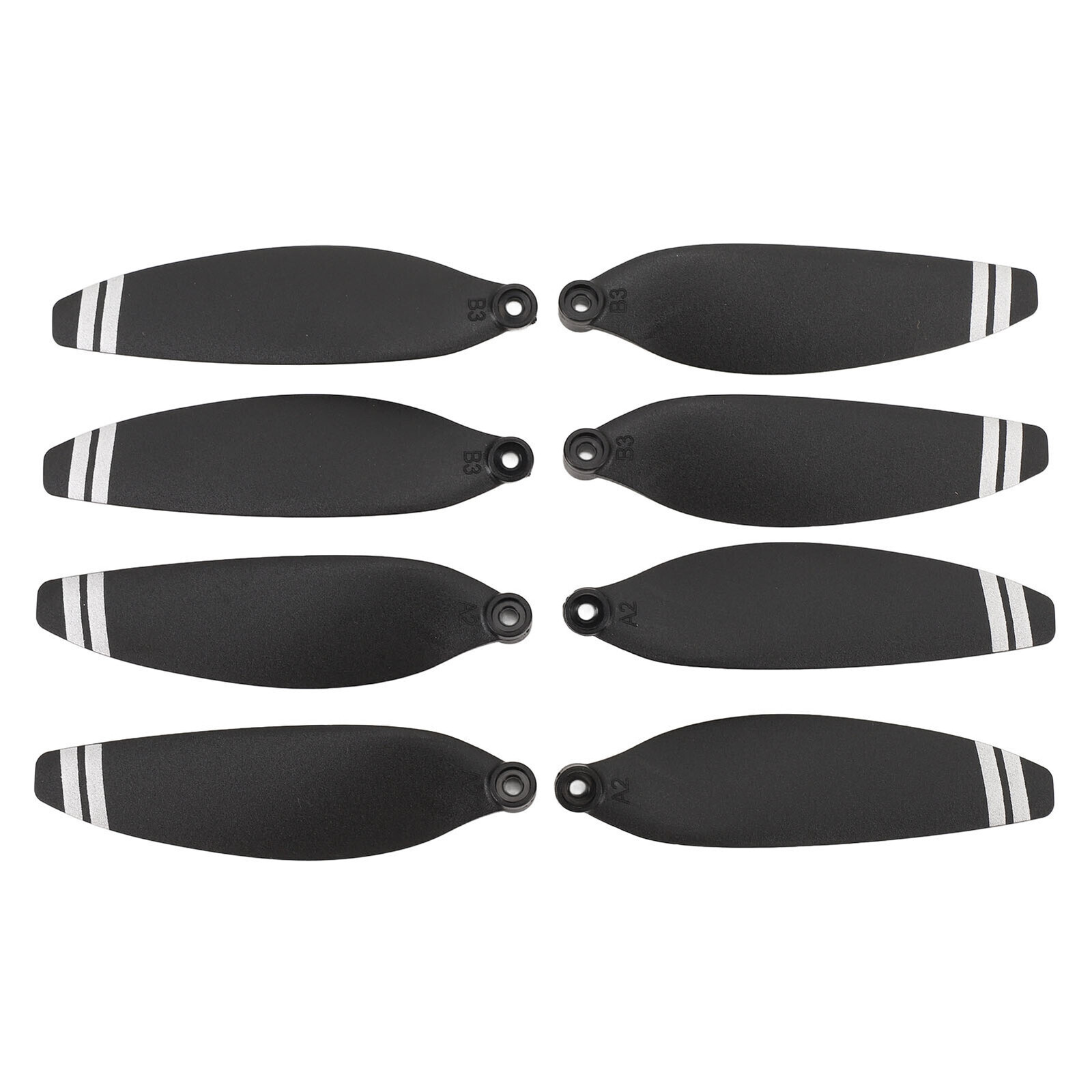 8PCS Drone Propellers Plastic 2.8 Inch Lightweight Quiet RC Drone Propeller