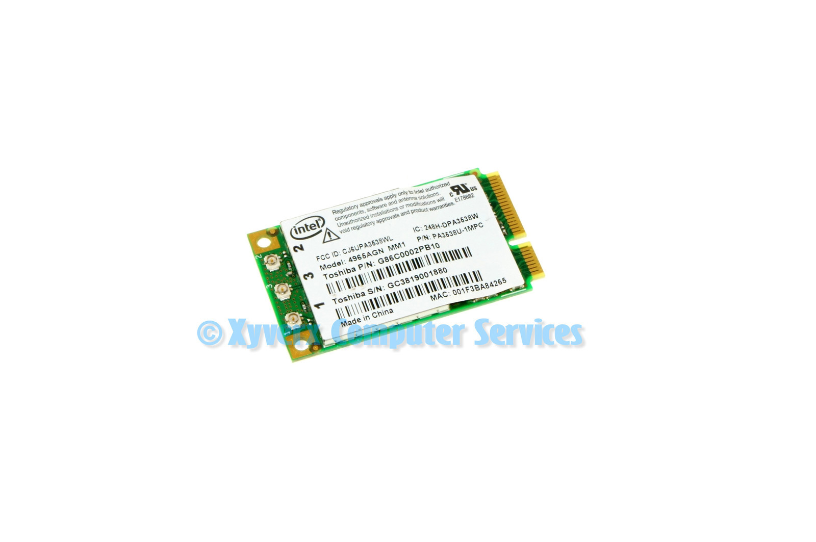 V000100330 GENUINE ORIGINAL TOSHIBA WIRELESS CARD SATELLITE A305 SERIES