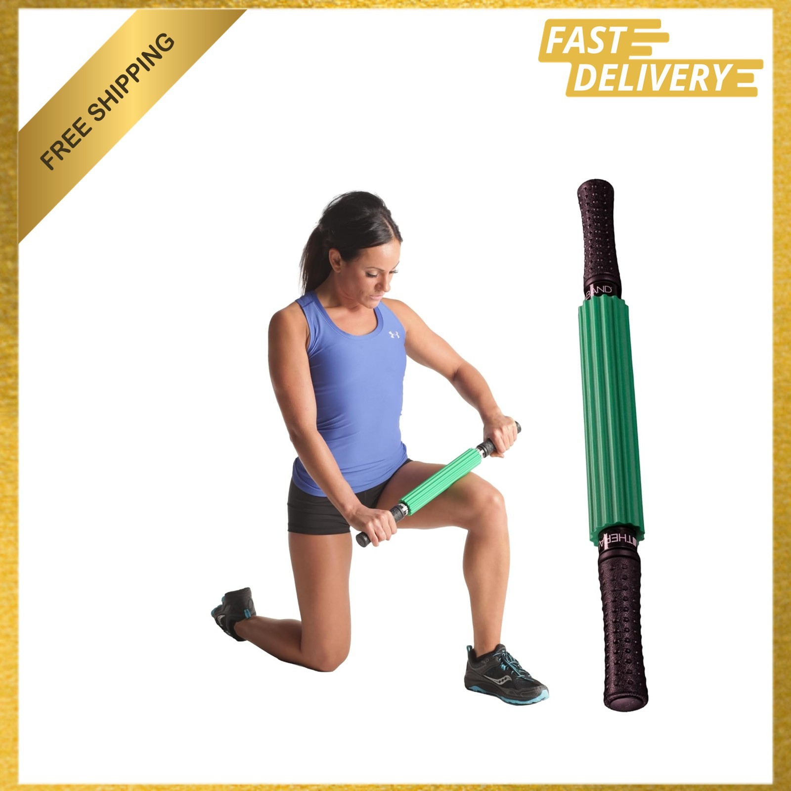Muscle Roller Stick for Self Myofascial Release Deep Tissue Massage 21 Inch Old