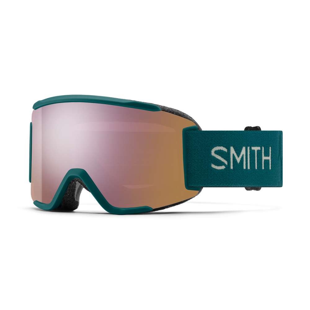 Smith Squad S Goggle 2026-Malachite w/ CP Everyday Rose Gold Mirror + Clear