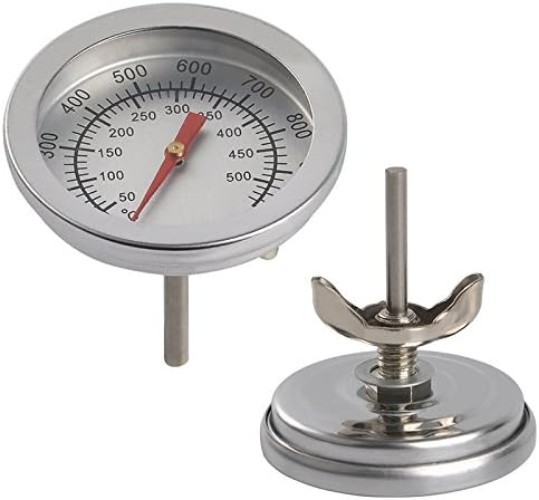 Environmentally Friendly BBQ Thermometer 2-Pack - Stainless Steel & Waterproof