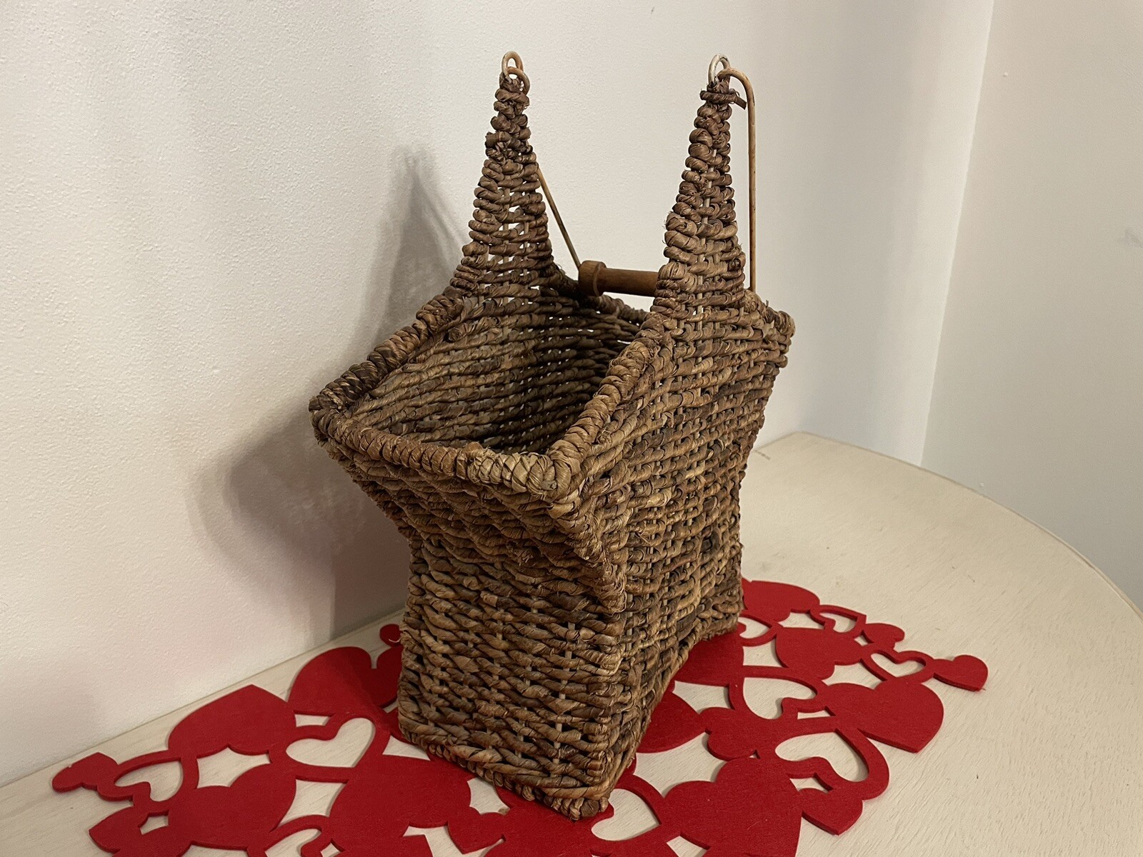 Vintage 14” Star Basket