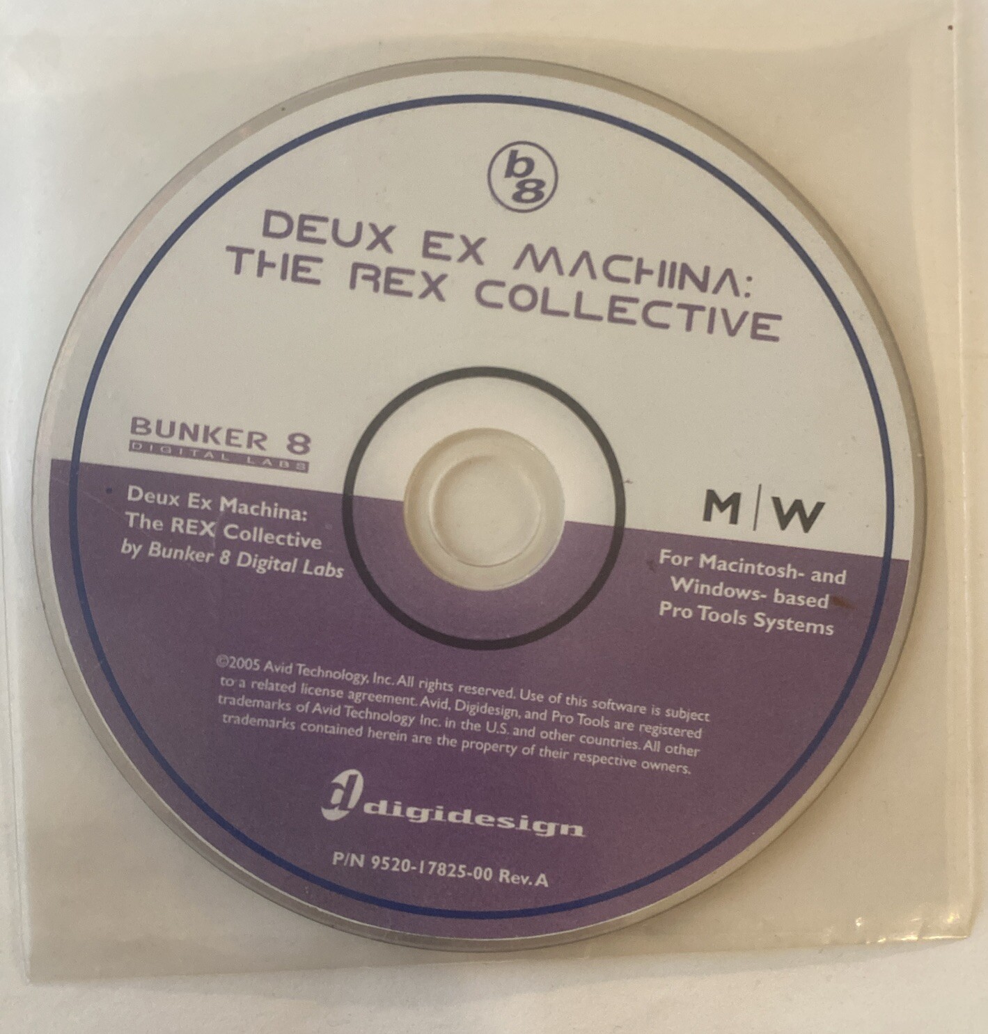 Digidesign Deux Ex Machina the Rex Collective Bunker 8 Digital Labs Windows Mac
