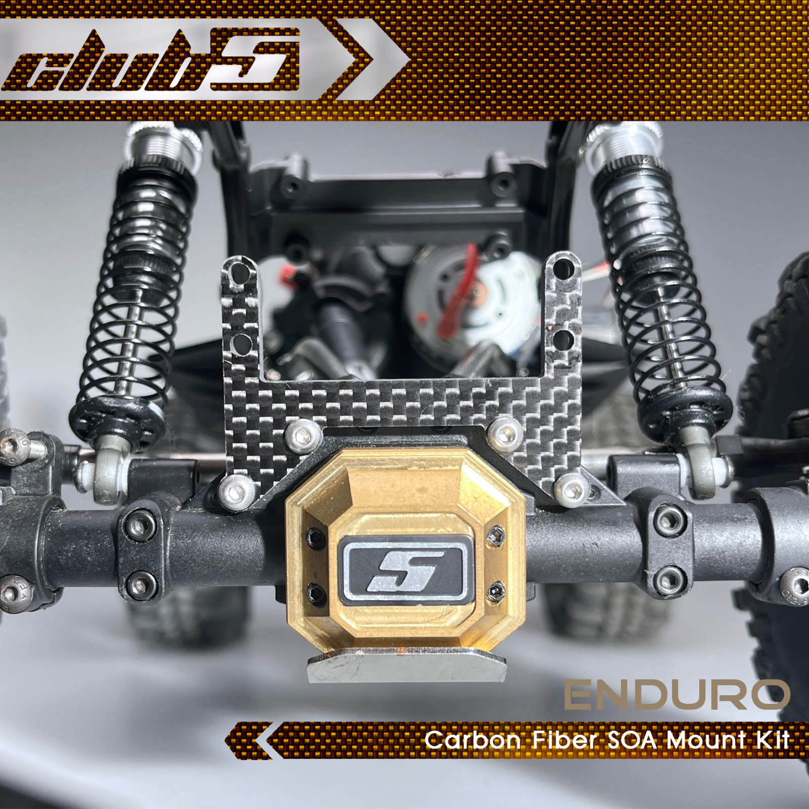Carbon Fiber SOA Mount w/Links Kit for Enduro