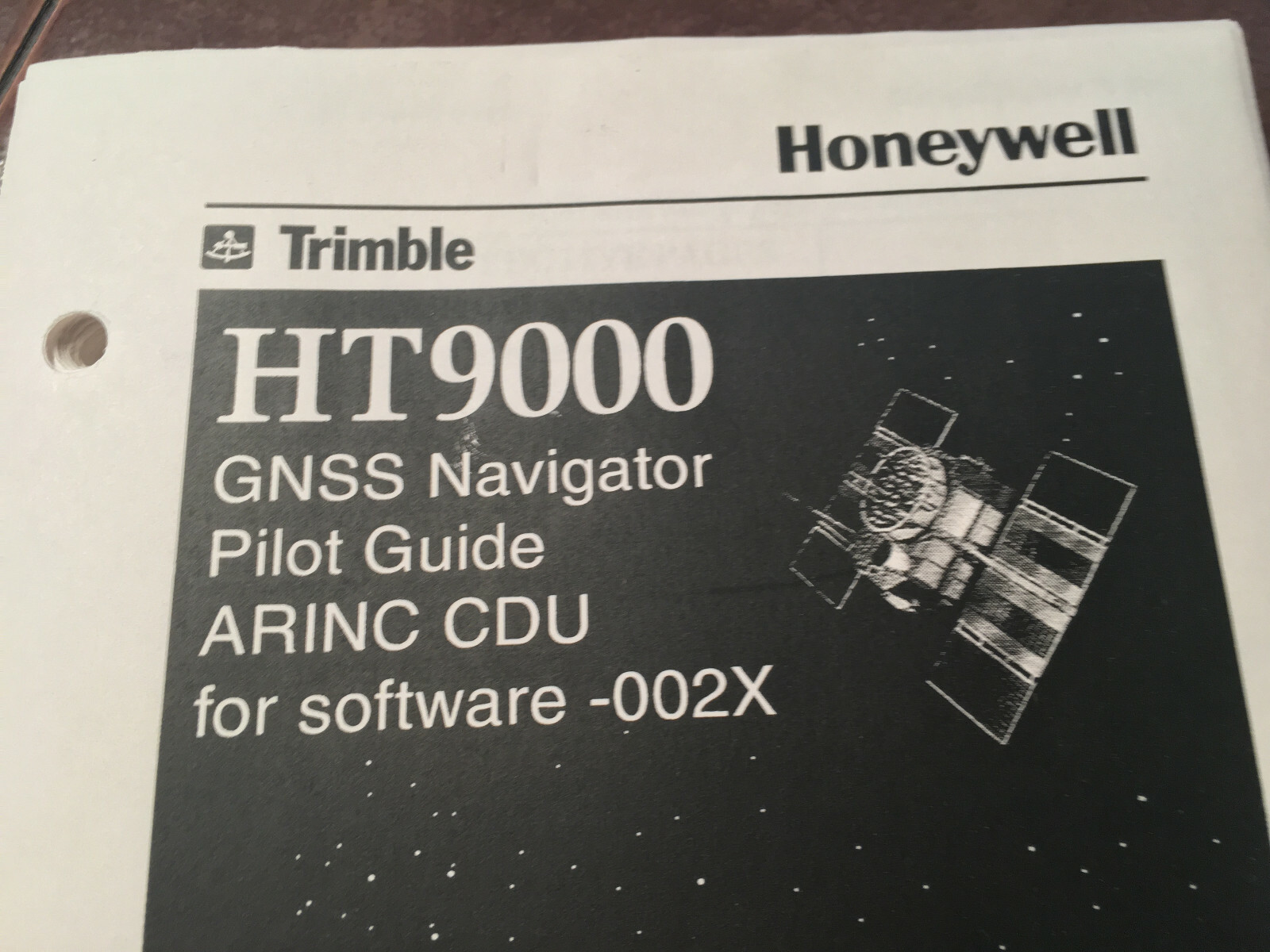 Trimble Honeywell HT9000 GNSS Navigator Pilot's Guide  ARINC CDU software002X