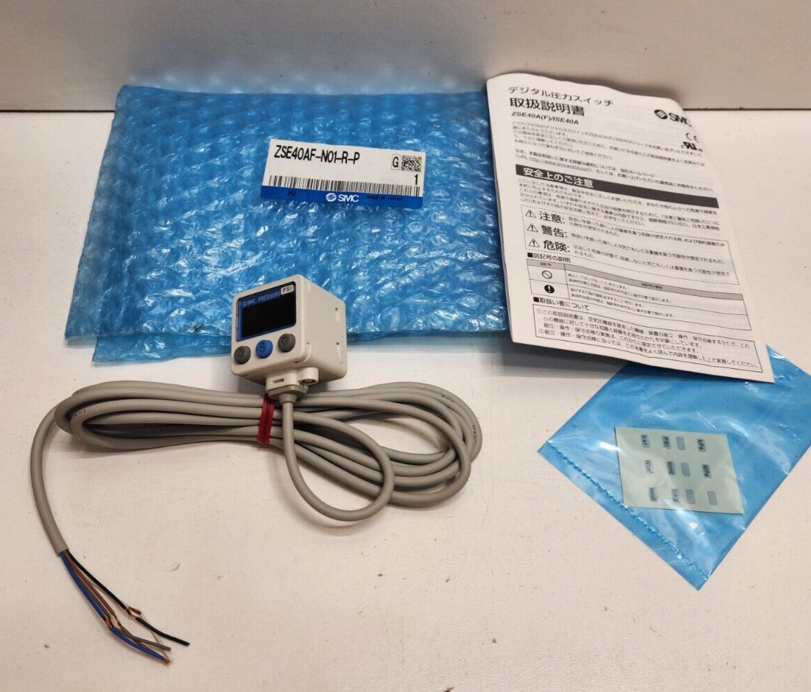 NEW OLD STOCK! SMC 2-COLOR HI PRECISION DIGITAL PRESSURE SWITCH ZSE40AF-N01-R-P