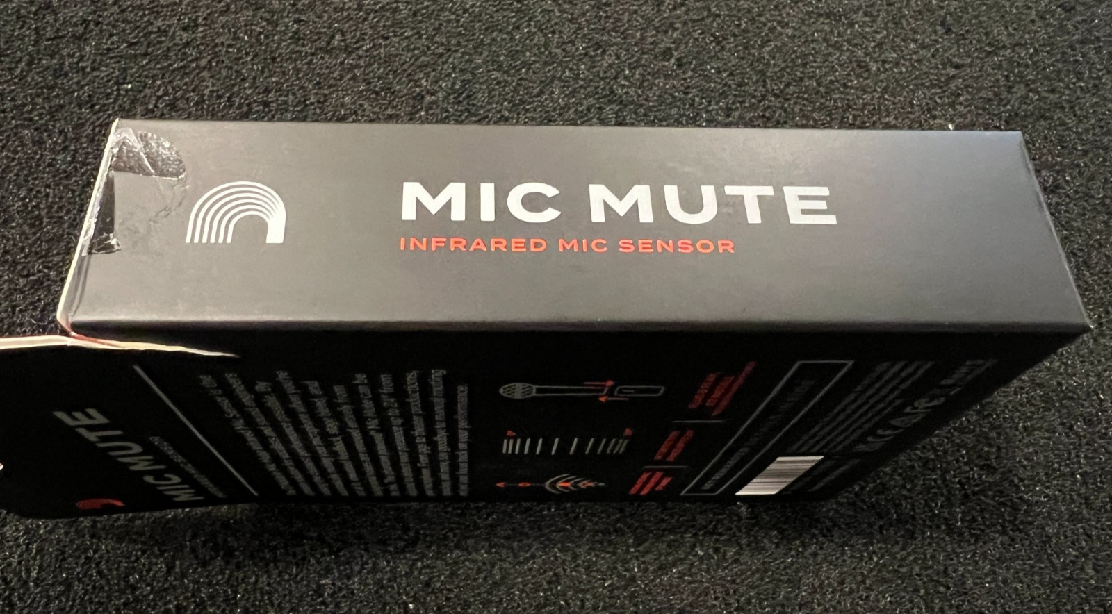 D'Addario IR Mic Mute Infared Mic Microphone Sensor with BOX In Black