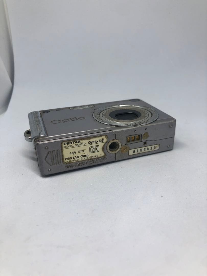 Pentax Optio S5i Compact Digital Camera Silver Used Condition