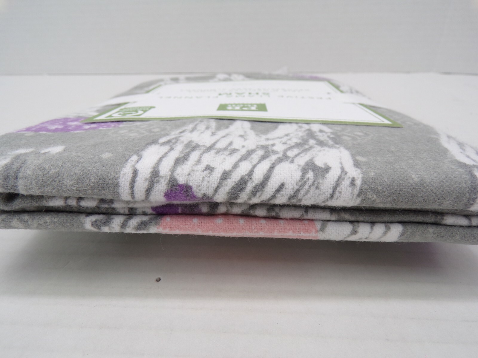 Pottery Barn Teen Winter Llama Organic Flannel Sham Cozy Standard Multi #9555
