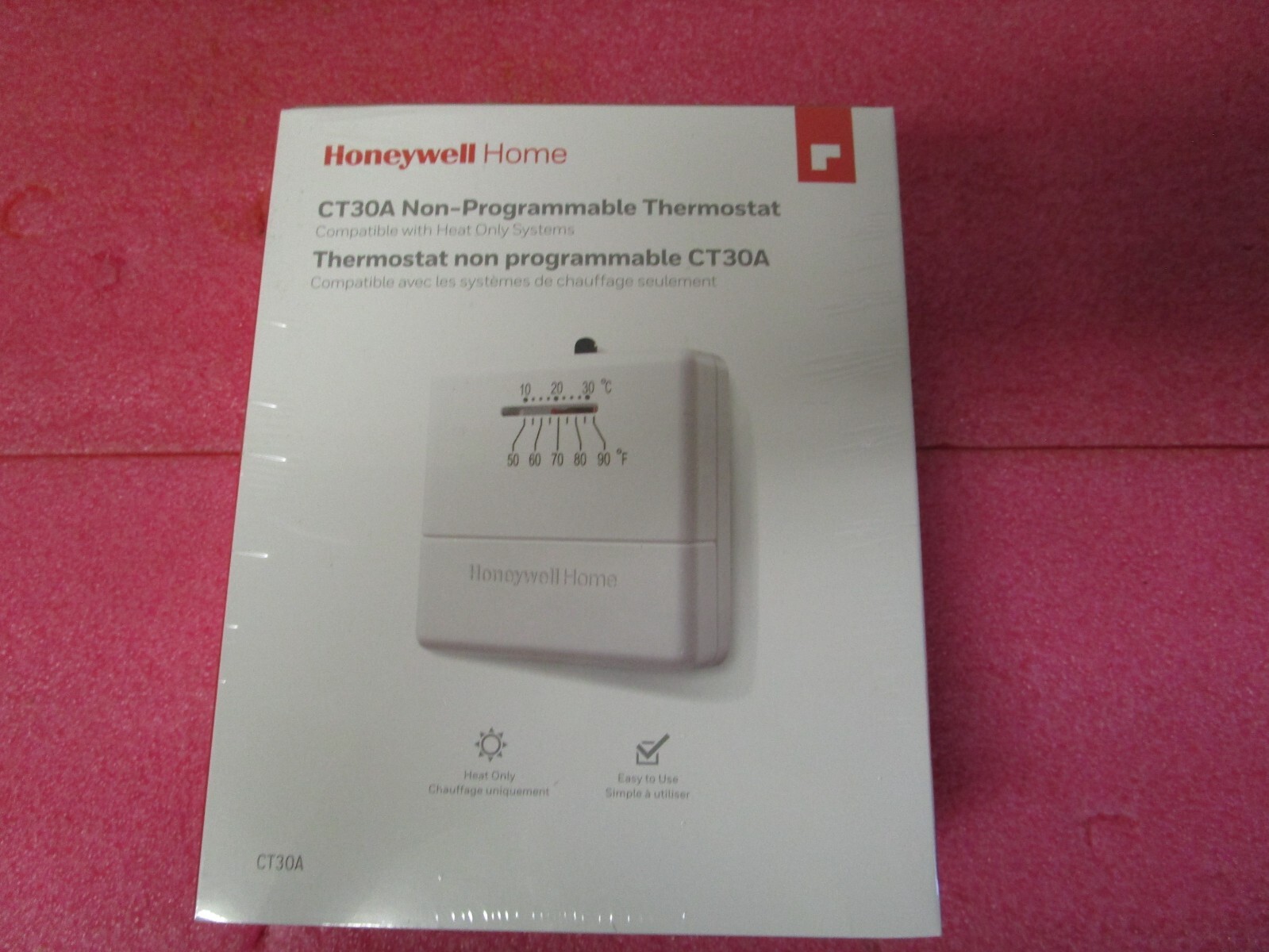 Honeywell Home CT30A1005 Standard Manual Economy Thermostat - Heat Only