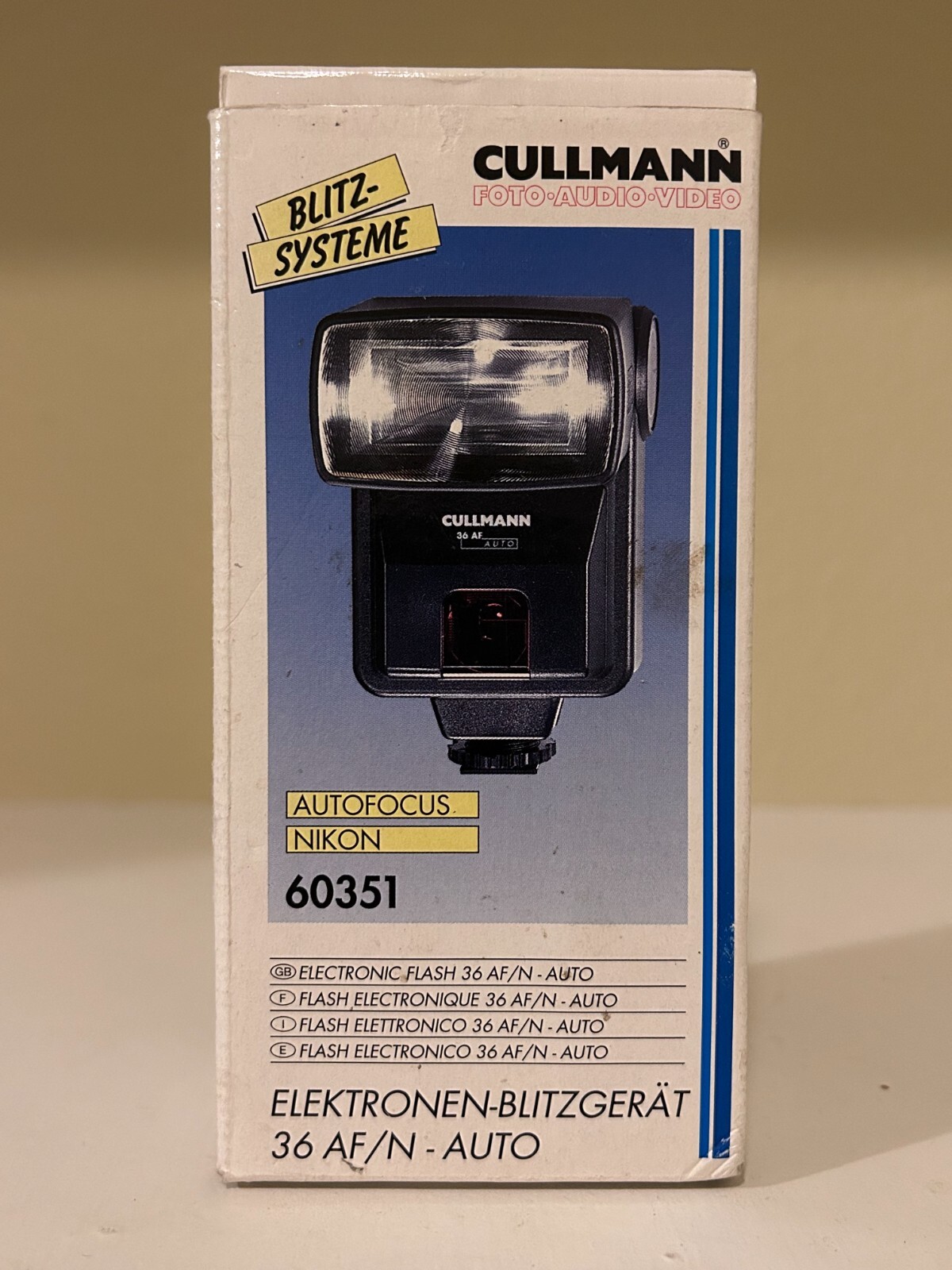 Cullmann 36 AF/N Auto Flash model 60351 for Nikon Camera Untested