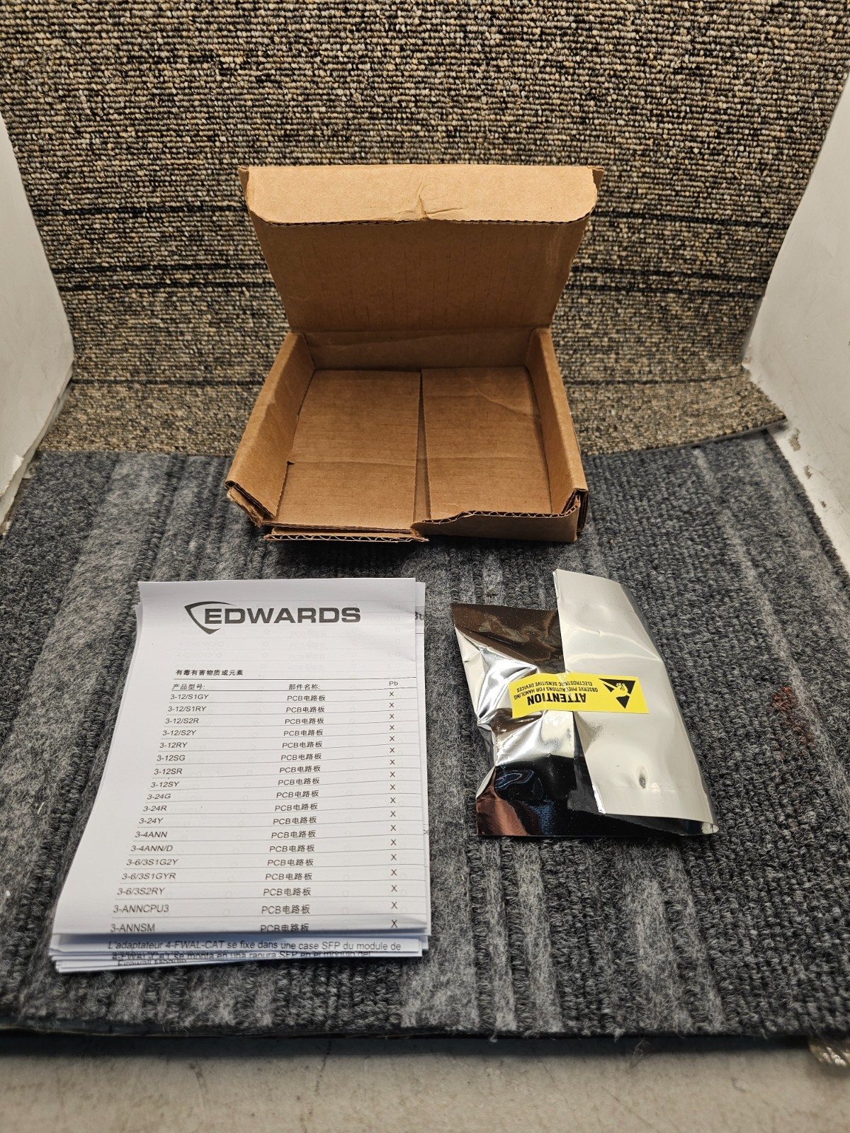 Edwards 4-FWAL-CAT 100 Mbps Small Form-Factor Pluggable (SFP) Network Adapter