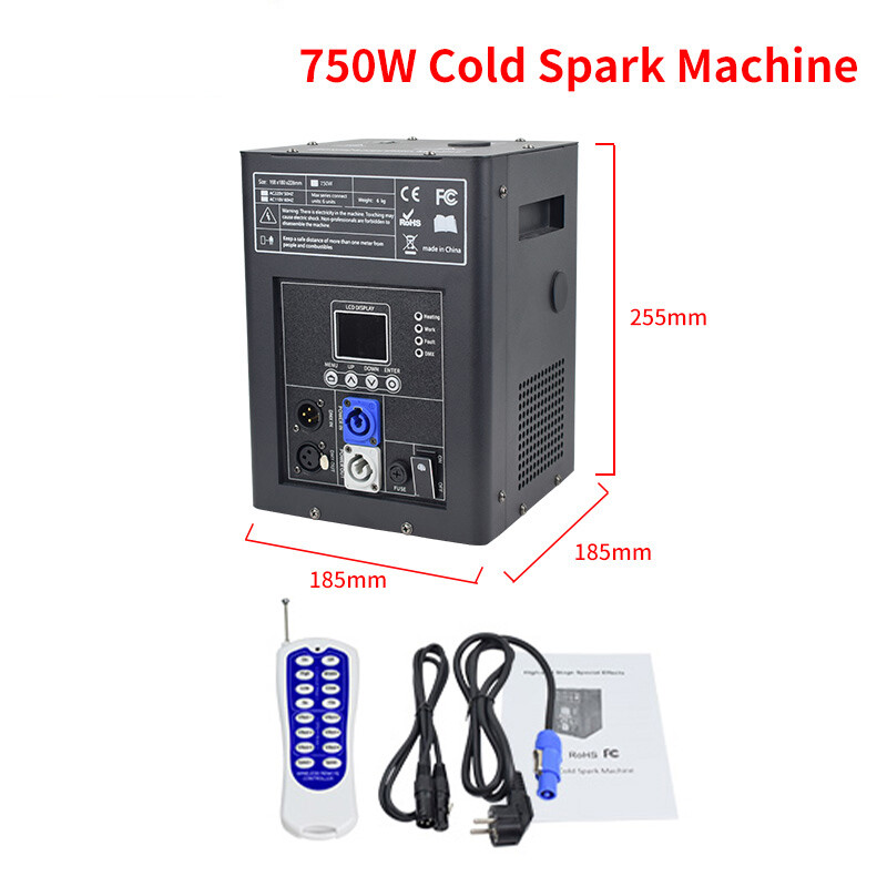 750W Cold Spark Machine Wedding DJ Party Stage Effect Firework Machine