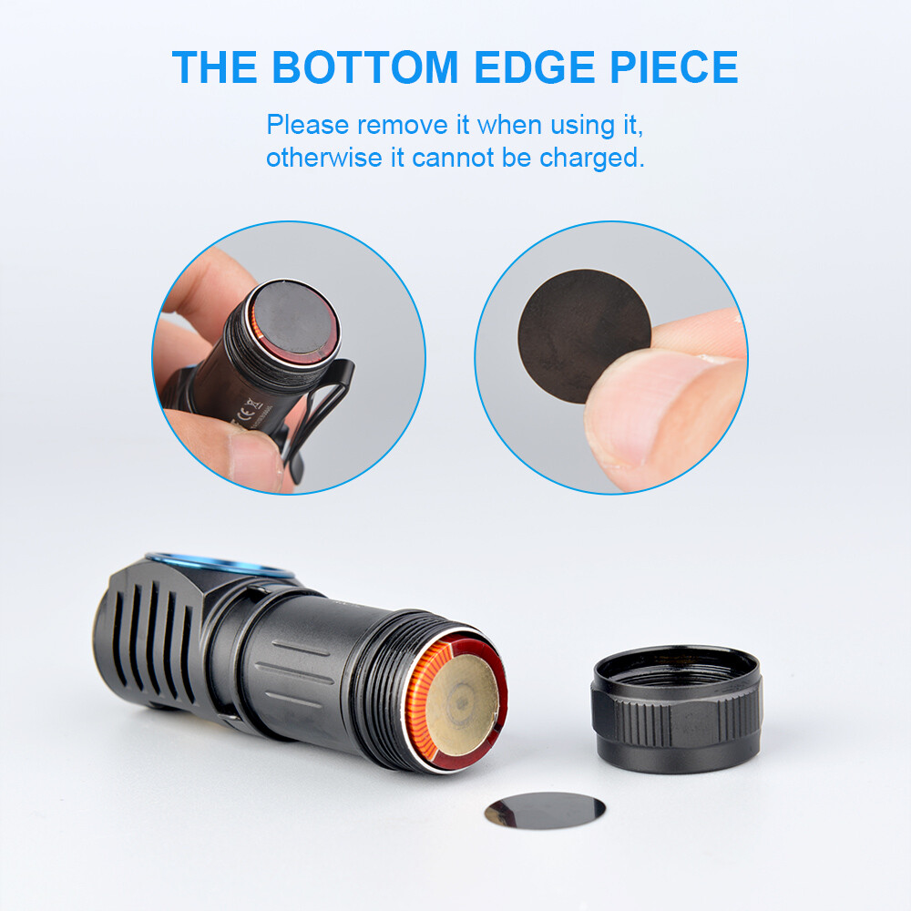 MC12 Rechargeable Headlamp Multi-Functional Waterproof Flashlight Tail Magnetic