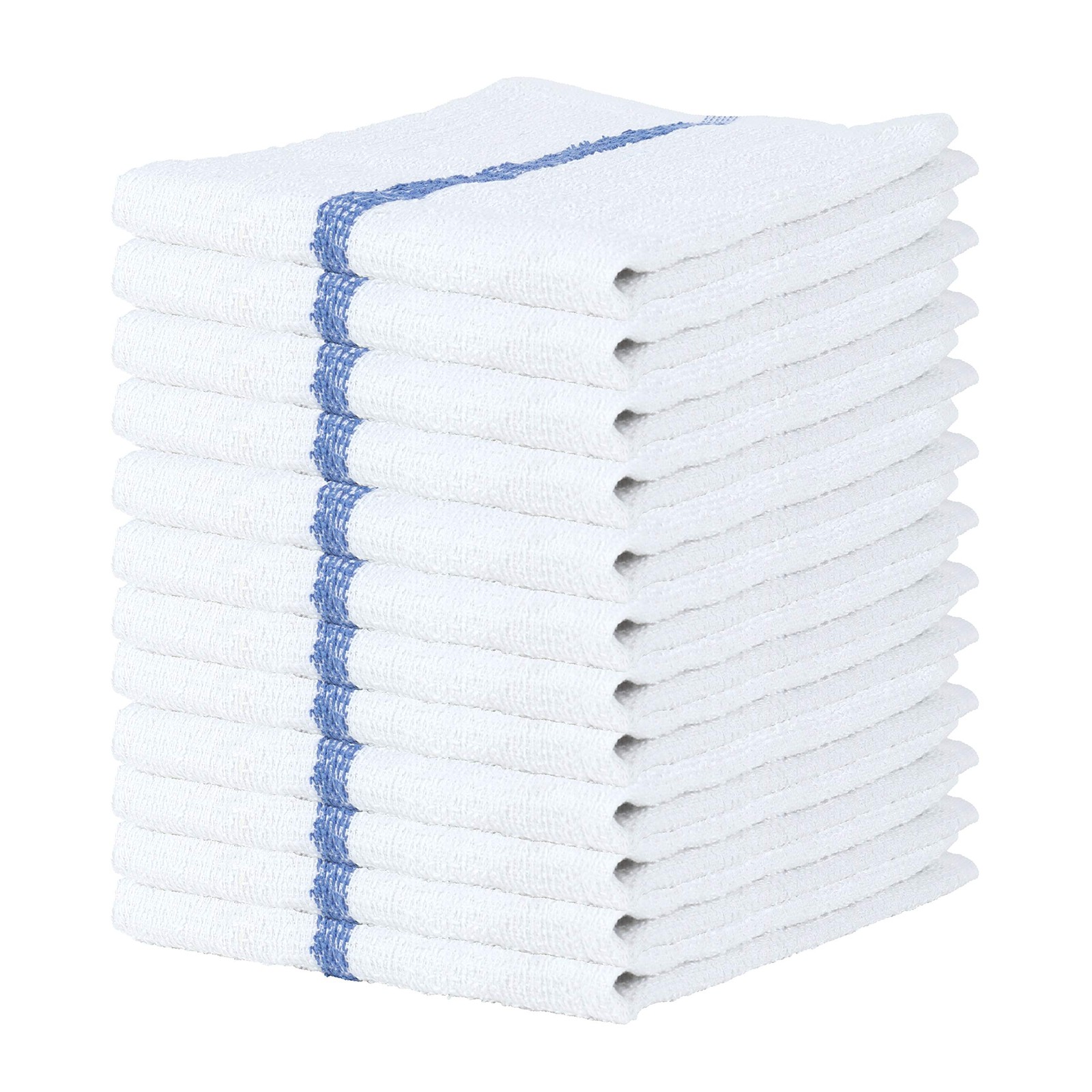 Arkwright Bar Mop Towels, Pack of 12, 100% Cotton Kitchen Dishcloths, Absorbe...