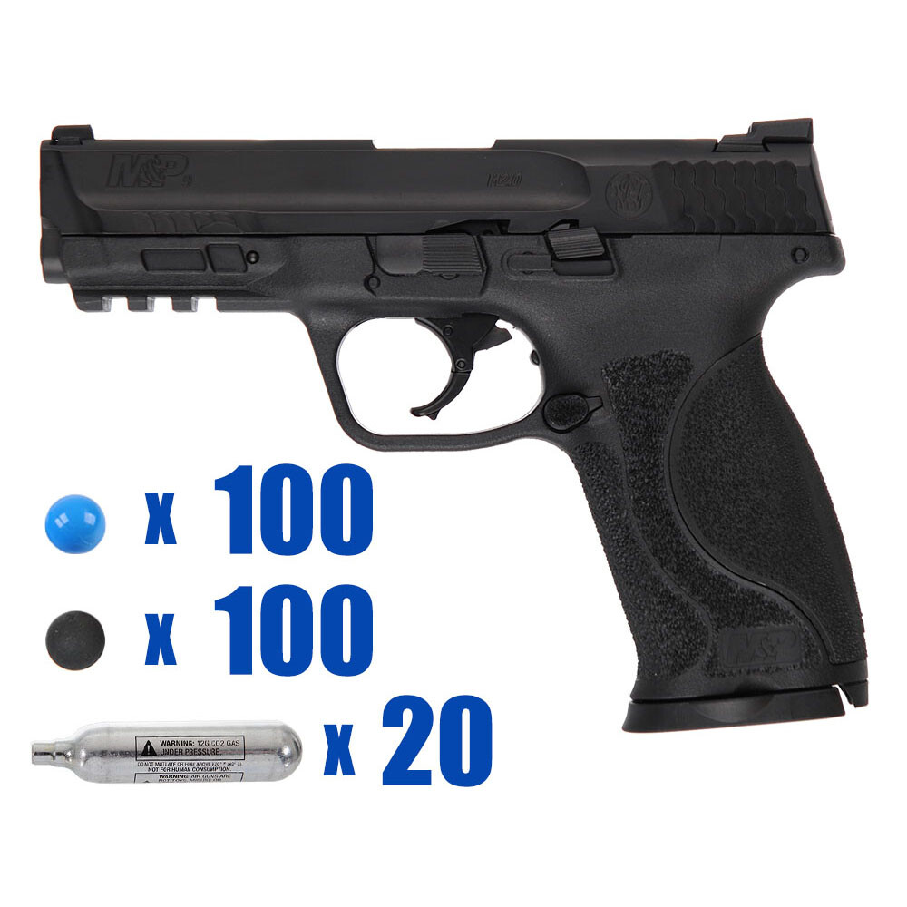 T4E .43 CAL KILO PAINTBALL PISTOL PACKAGE KIT - SMITH & WESSON M&P 2.0 - BLACK