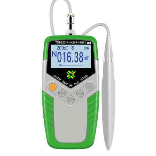 Digital Handheld Tesla Meter Magnet Gauss Meter Magnetic Field Tester Flux Meter