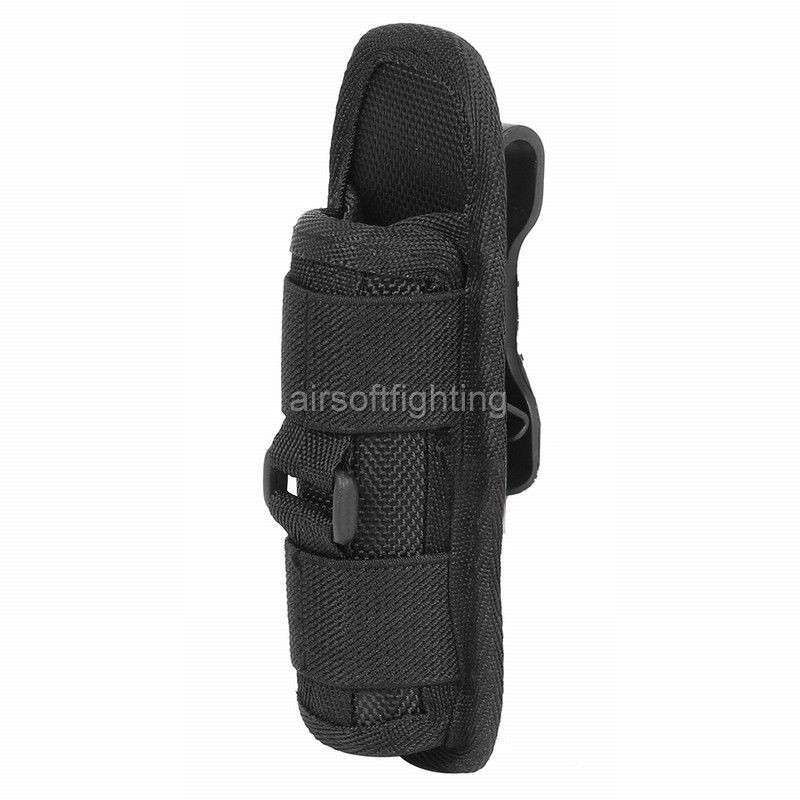 5pcs LED Flashlight Holder Carry Belt Pouch Holster Torch 360 Degrees Rotatable
