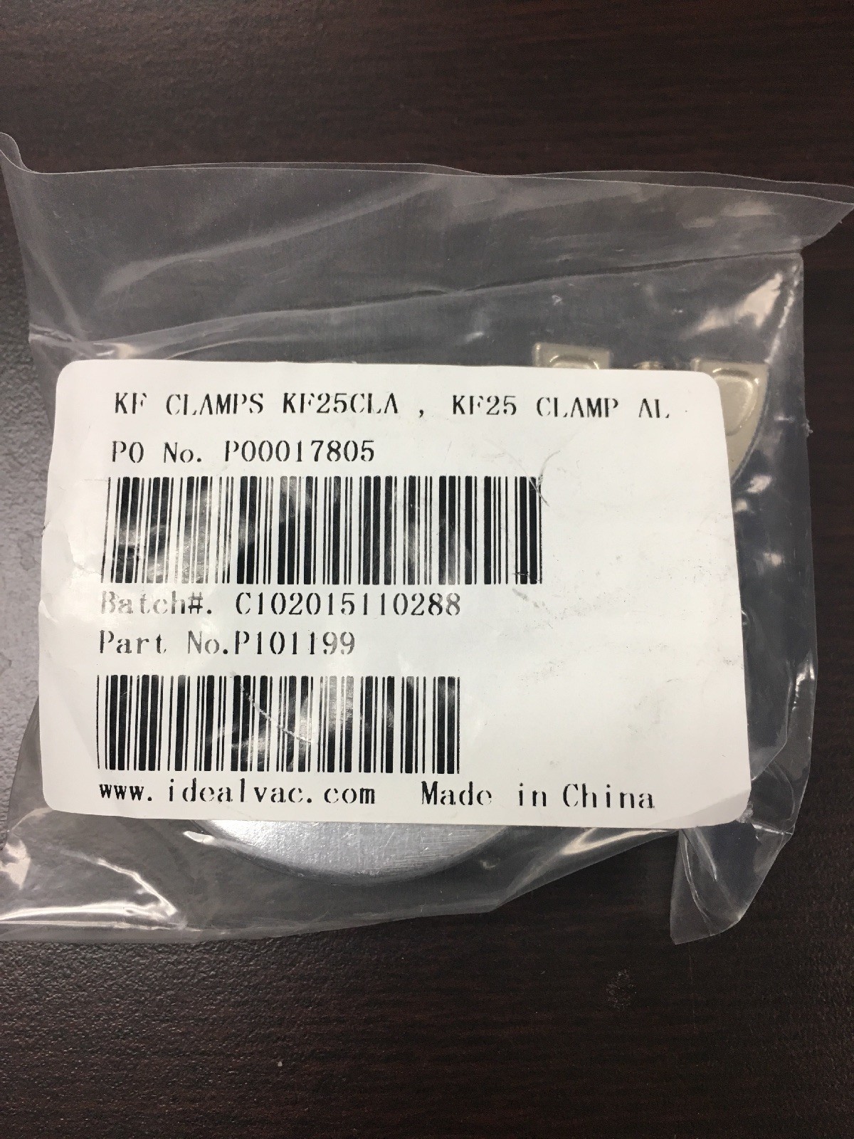 Idealvac KF Clamps KF25CLA KF25 Clamp AL PN P101199 New Made In China