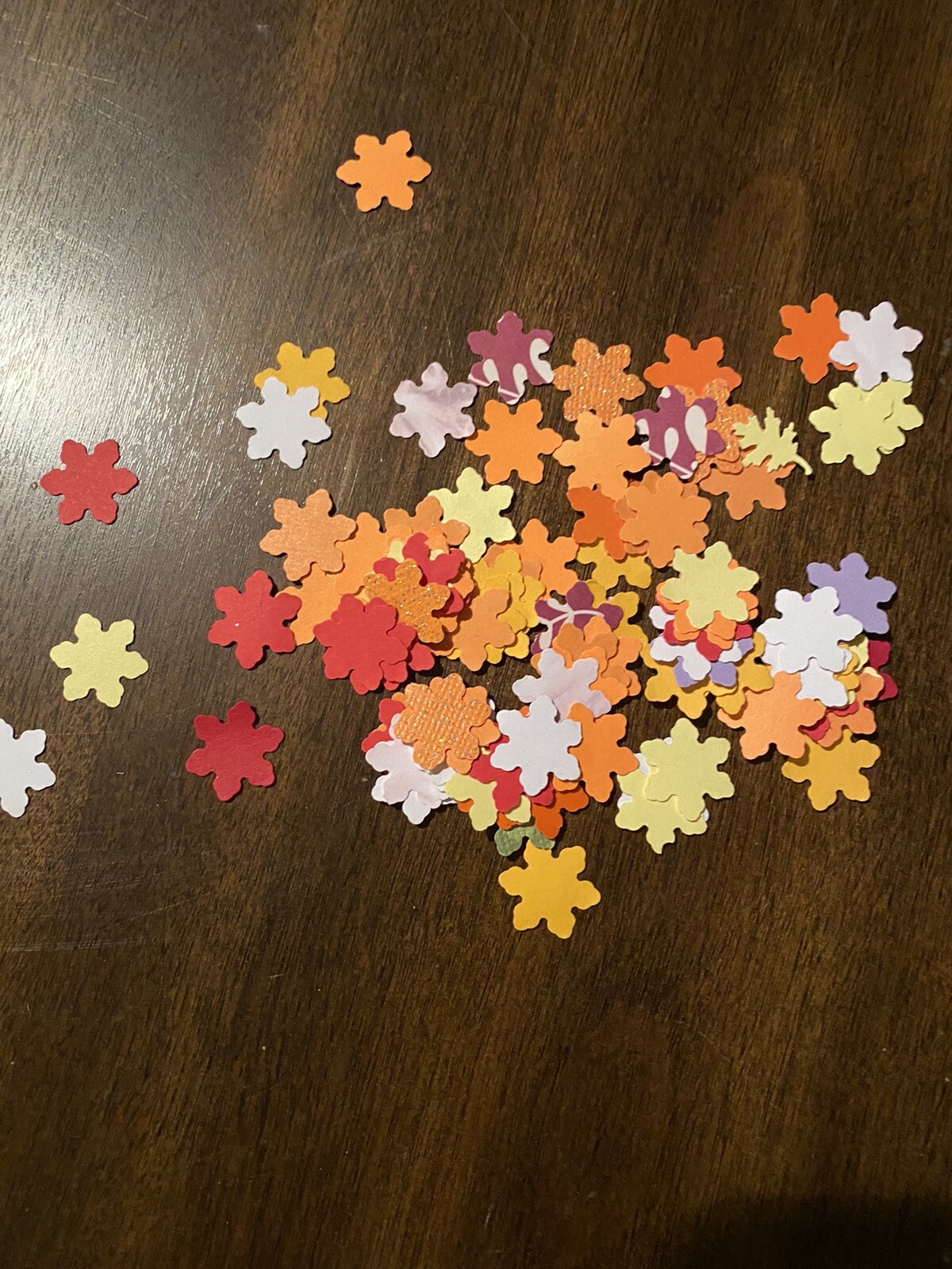 300 Stampin Up Flowers Confetti Punch Punchies Birthday