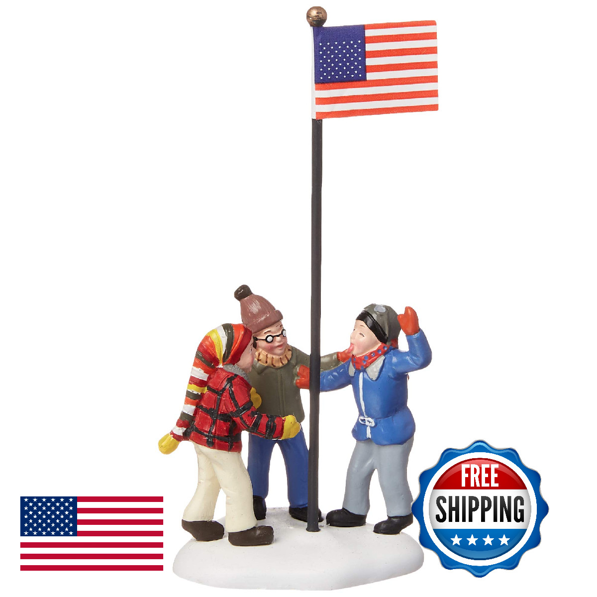 Department 56 A Christmas Story Village Triple Dog Dare, 4.375" H, Multicolor