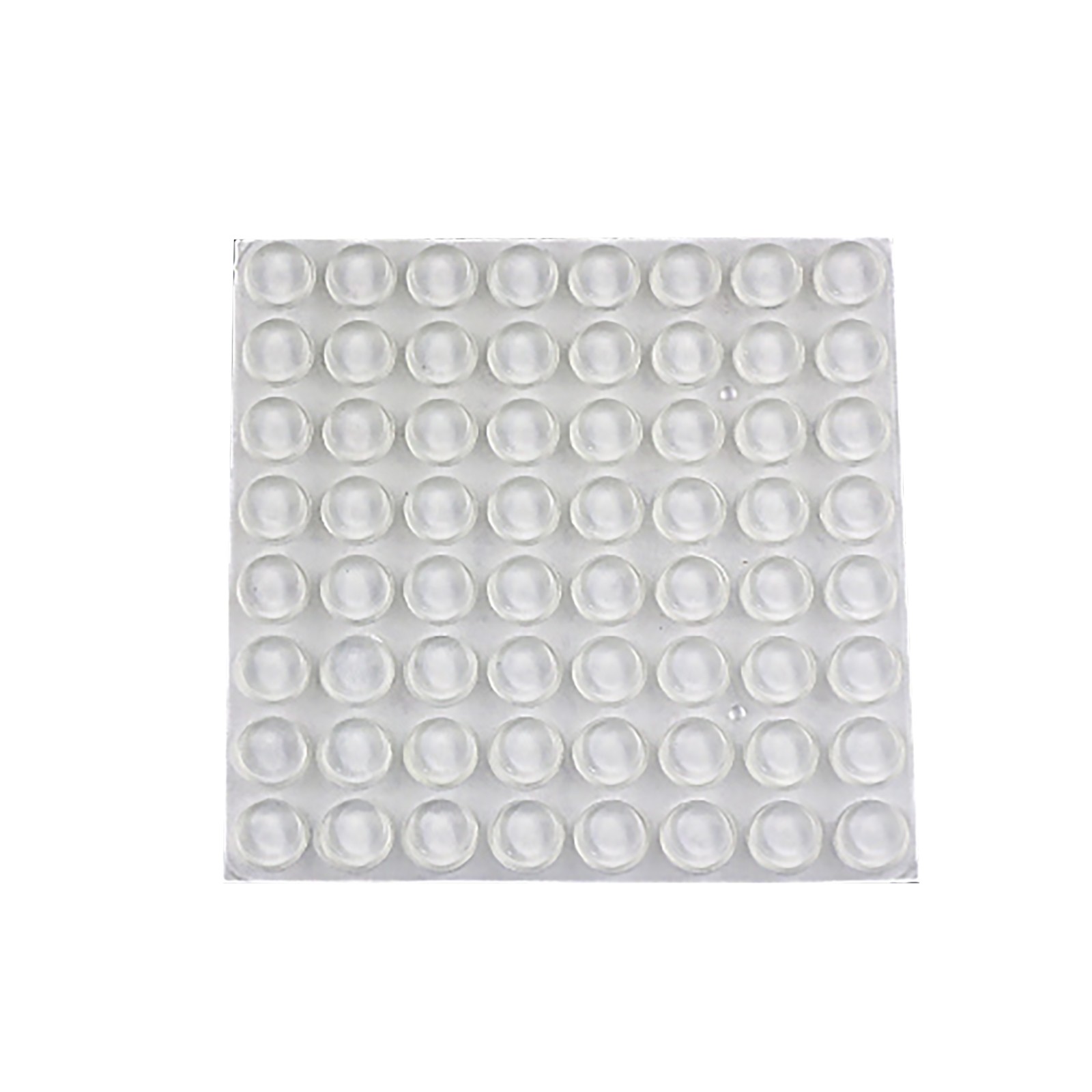 64 Pack New CLEAR Ball Round Anti-Collision Silicone Pad With 3M Sticker 12*2mm