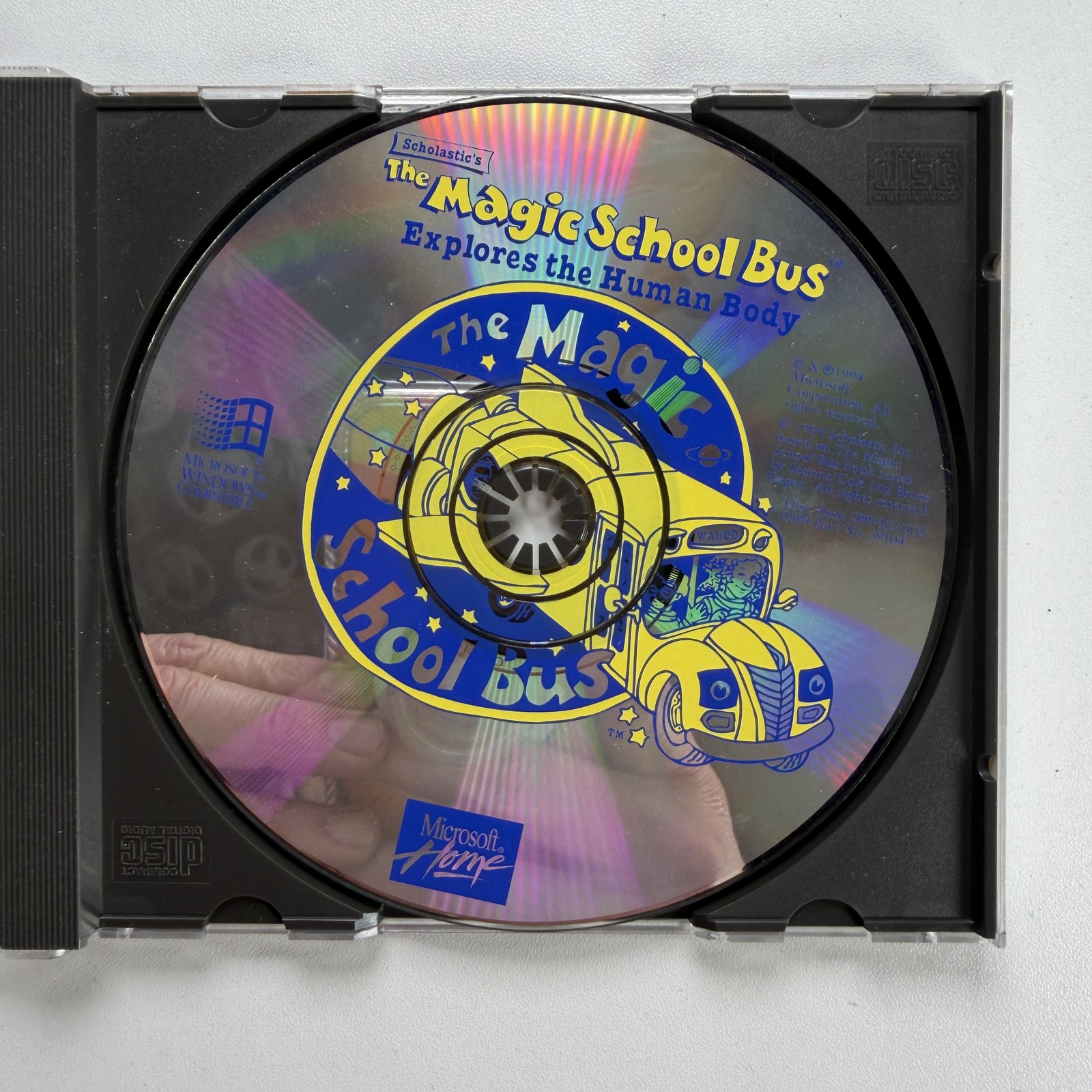 Scholastic's Magic School Bus Explores Human Body PC CD-ROM Microsoft Home
