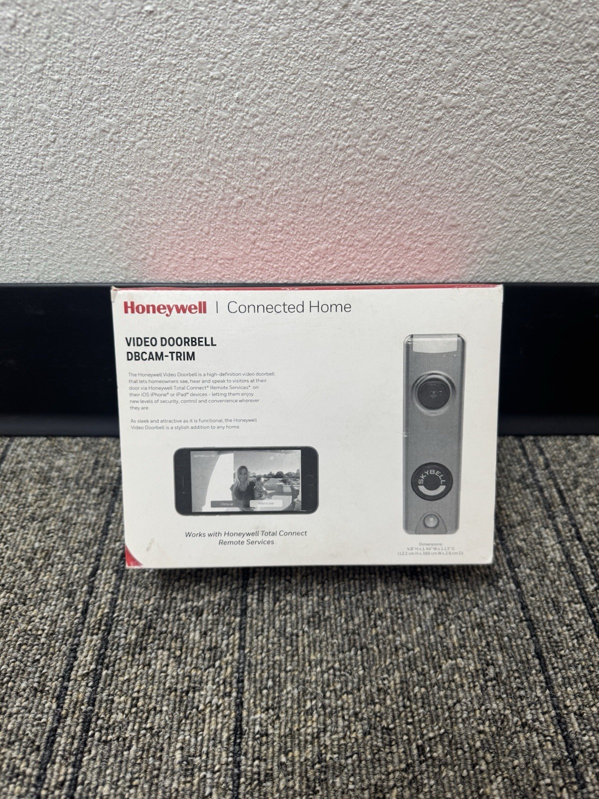 Honeywell Video Doorbell DBCAM-TRIM Silver NEW In Original Package