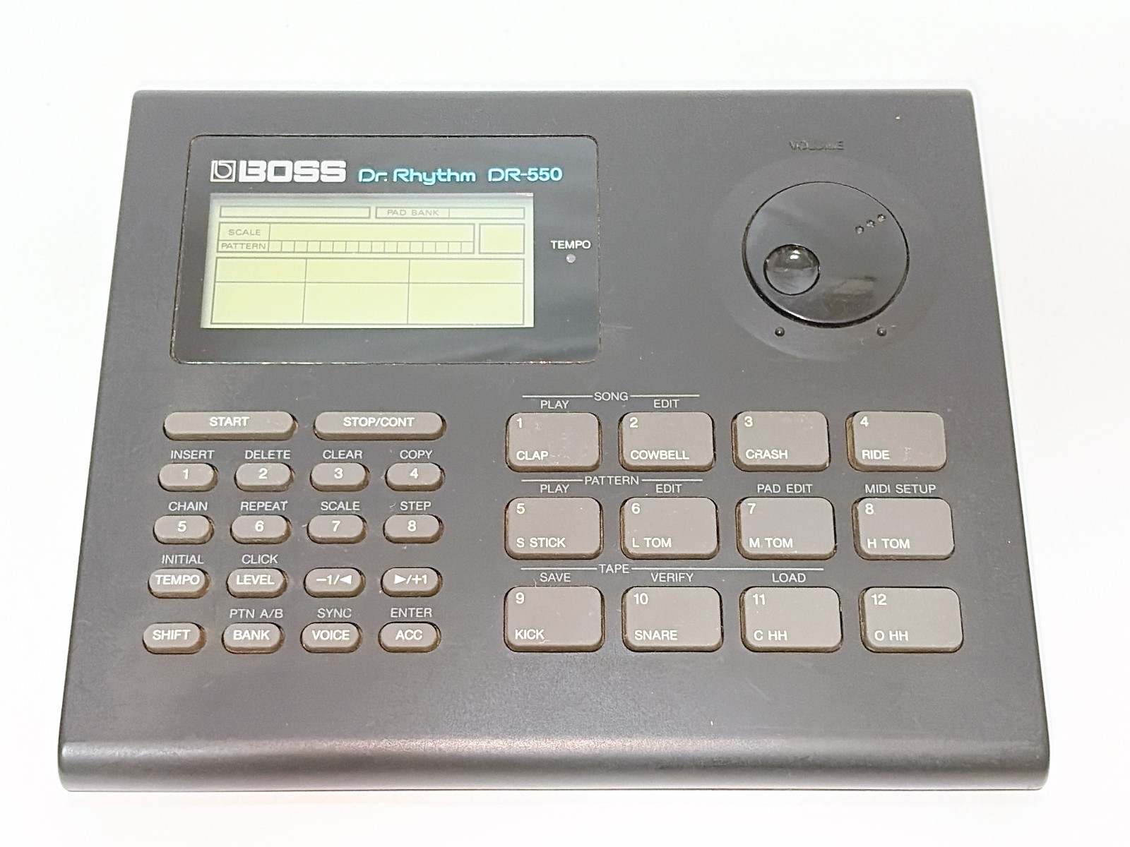 BOSS DR-550 Dr. Rhythm Drum Machine JUNK SOLD AS-IS See notes MADE IN JAPAN