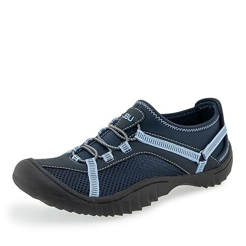 JBU Women's Tahoe Comfortable Water Ready Closed Toe Slip On Flexible Quick Dry