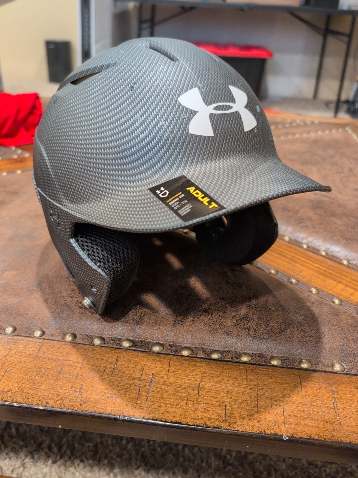 Under Armour Batting Helmet Adult Size 6.5-7.5 Black UABH2-100 Baseball Softball