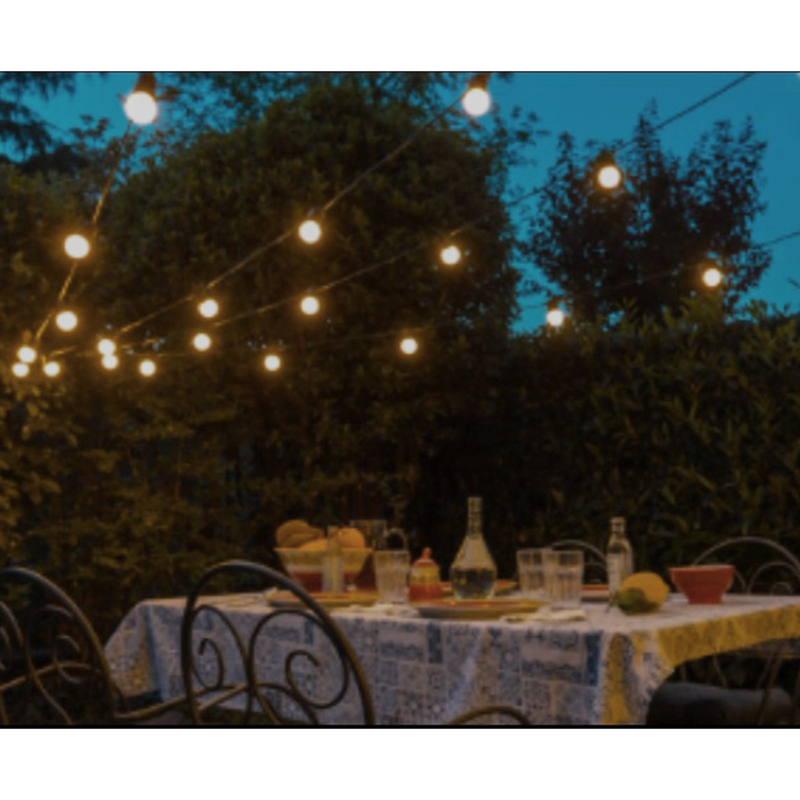 Twinkly Festoon App-Controlled Smart LED Light String 20 AWW (Warm/Cool White)
