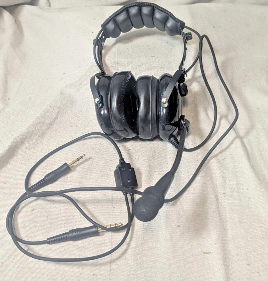 KORE KA-1 Premium Aviation Headset with Dual Plugs - Mono / Stereo, Tested