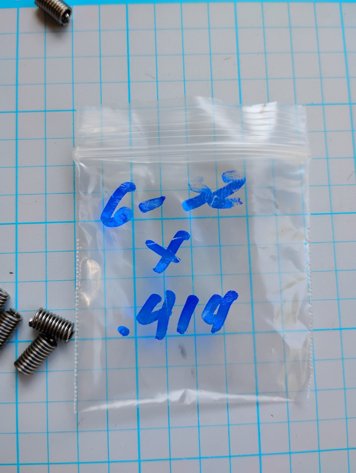 20 Helicoil Thread Inserts Wire Insert Thread Repair 6x32 x 5/16" Long