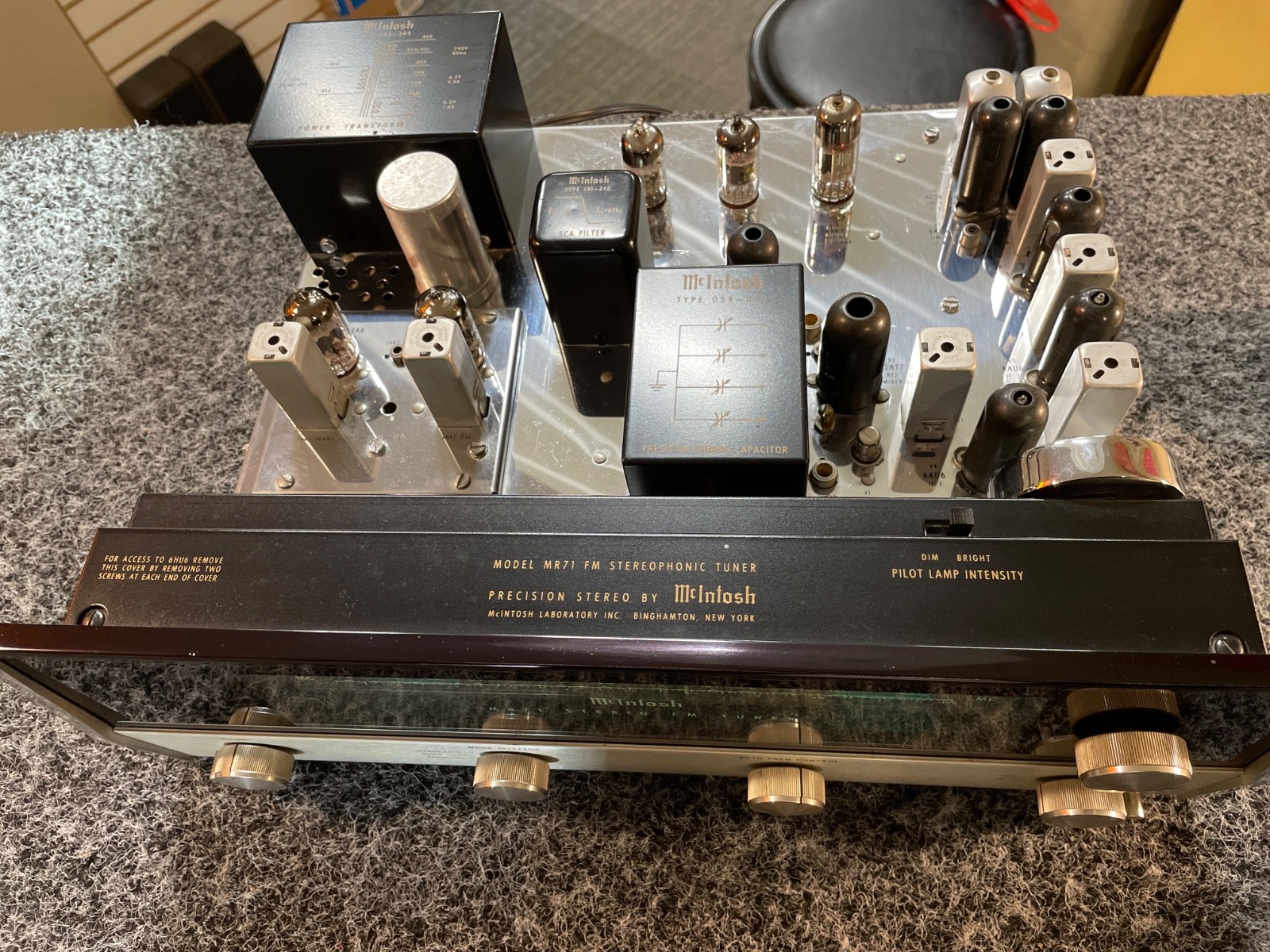 McIntosh MR71 Tube Tuner, Pro Restored, Nice Condition