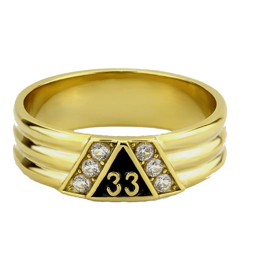 T24 Scottish Rite 33 Degree Ring 33rd Thirty Third Freemason Mason Freemason