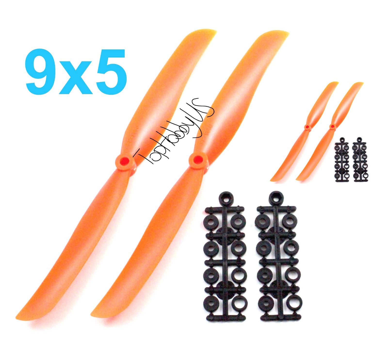 6PCS EP-9050 (9x5) RC Airplane Electric Direct Drive Propeller  (US SELLER/SHIP)