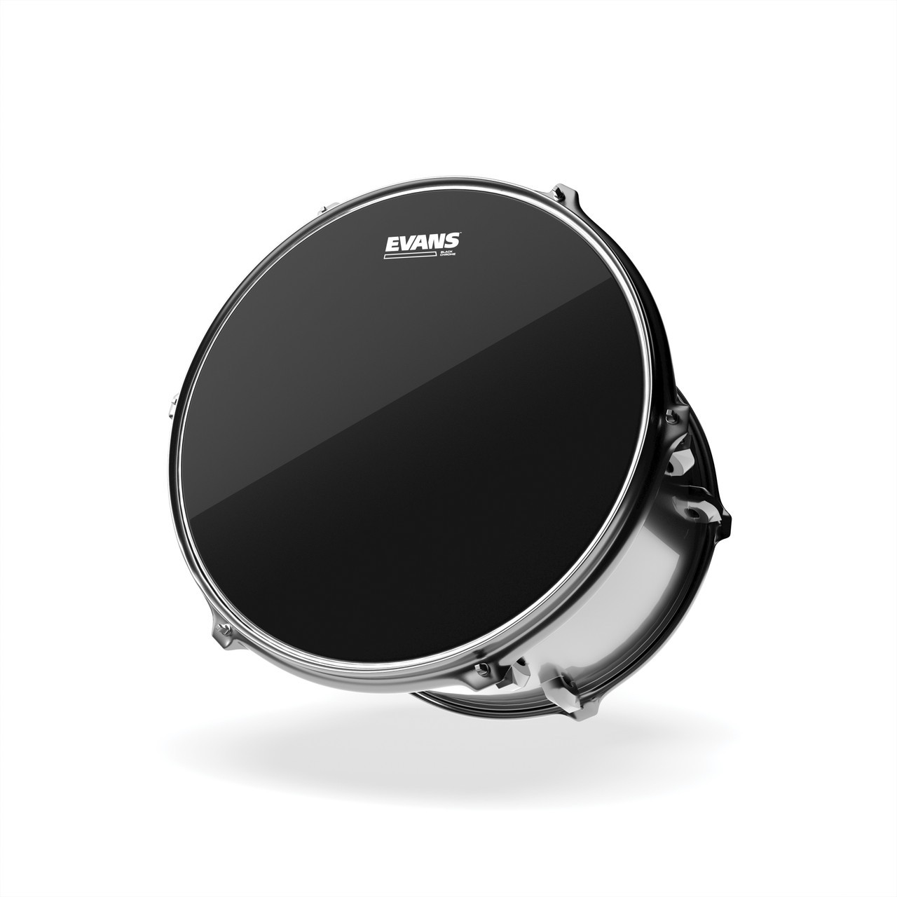 Evans Black Chrome Drum Head, 14 Inch