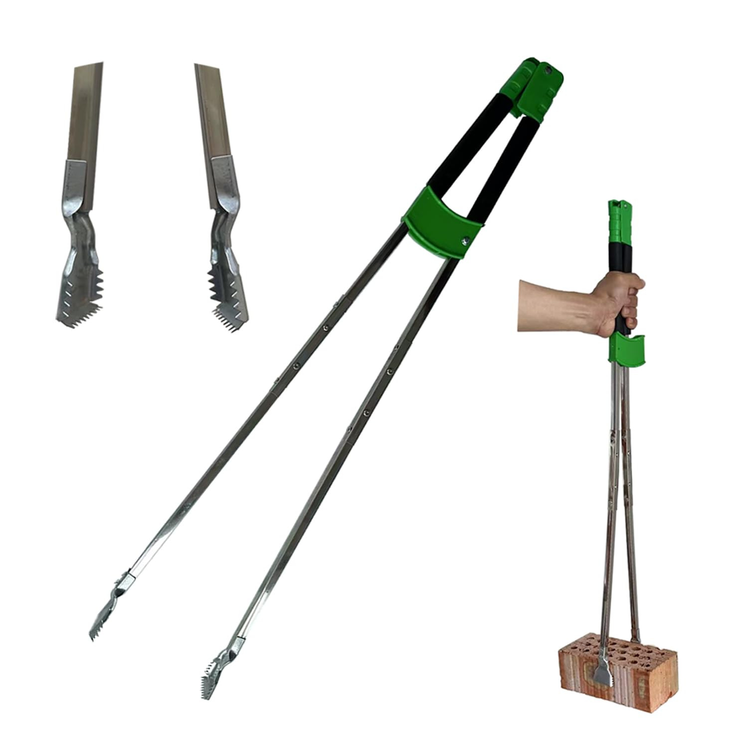 35'' Long Grabber Reacher Tool Heavy Duty, Trash Picker Upper Grabber, Garbage P