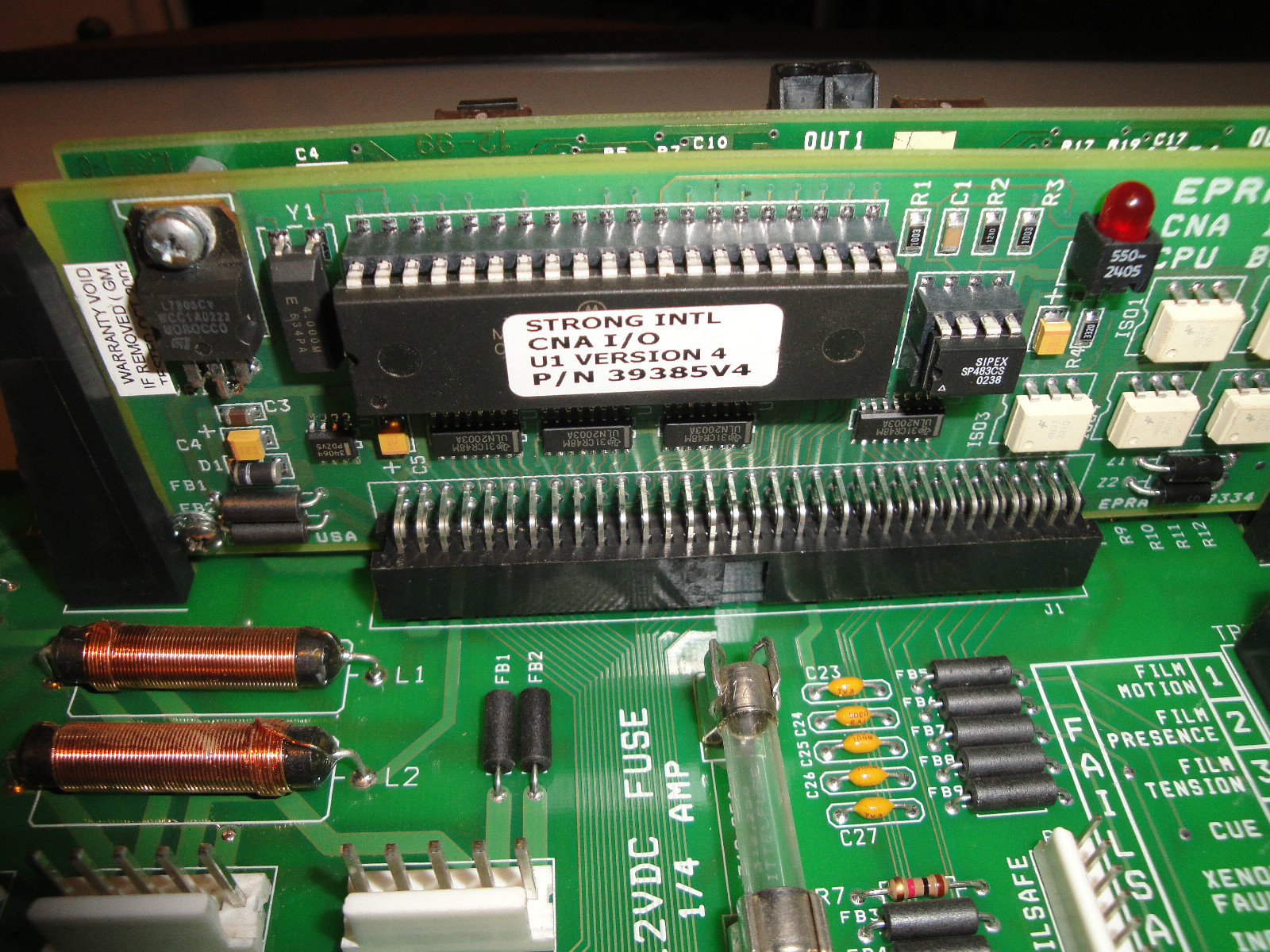 EPRAD CNA Termination Panel 39332 Rev. 6 Plus Volume Card 39370 from Simplex 35
