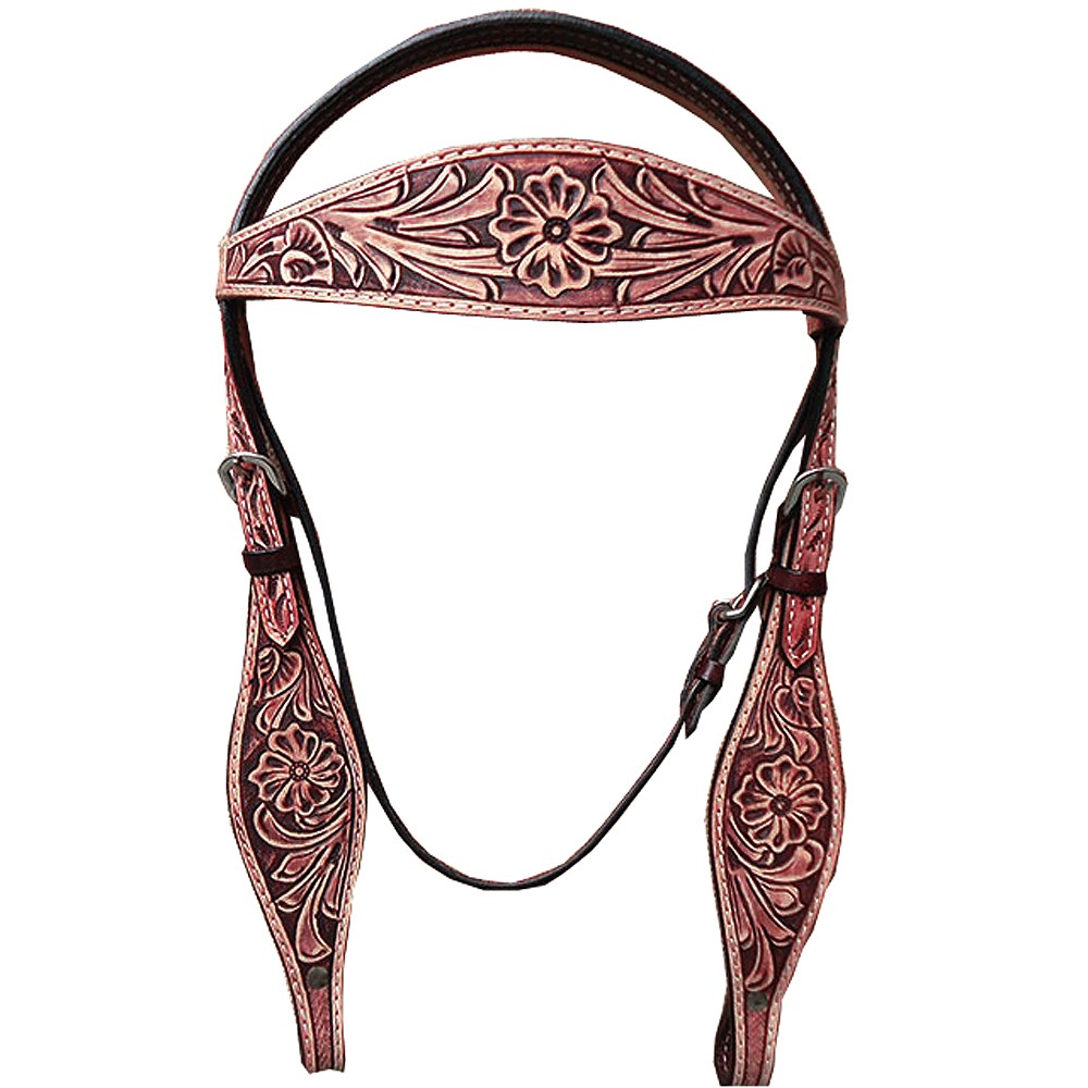 HILASON Western Horse Headstall American Leather | Bridle