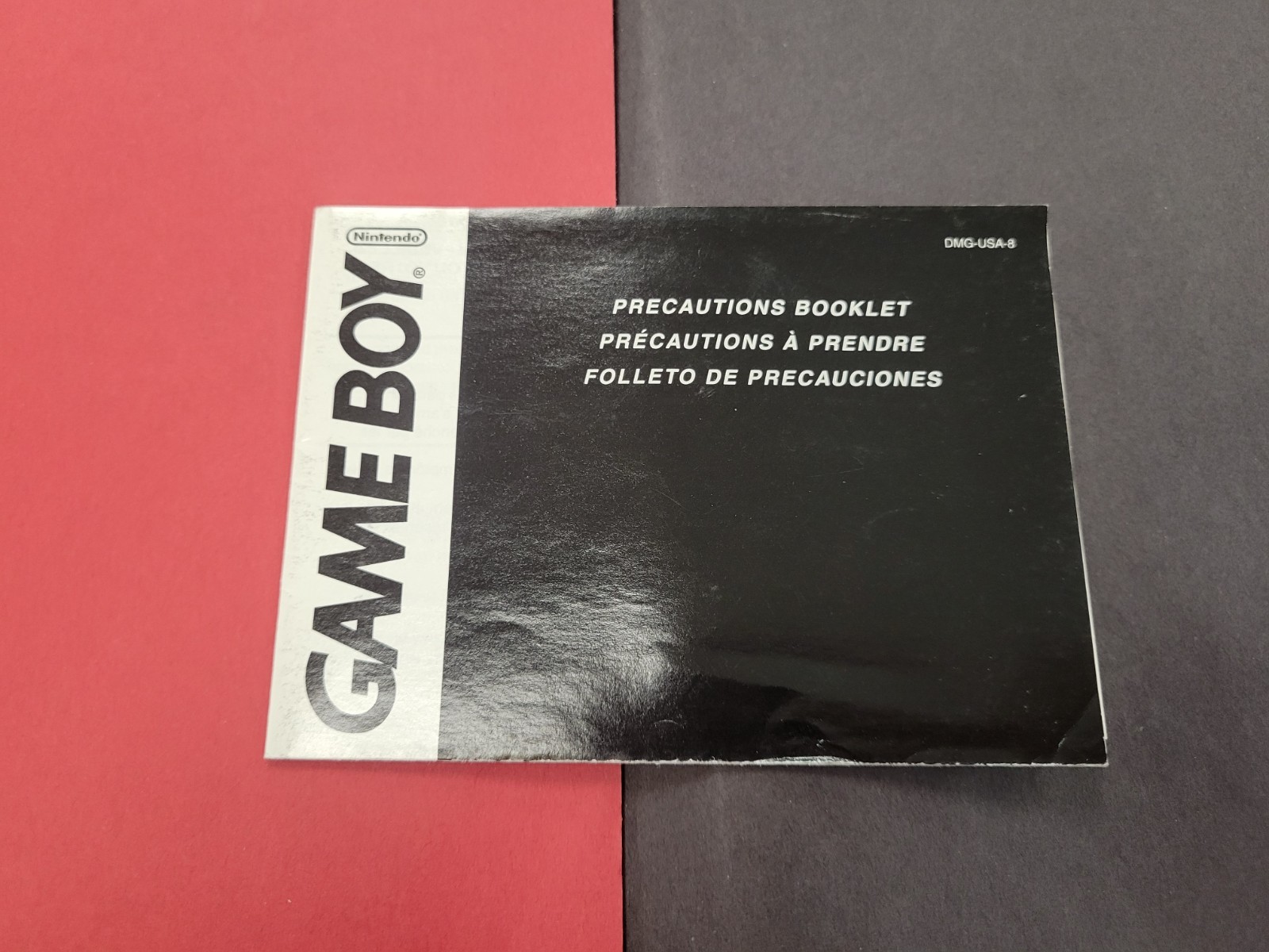 Game Boy Precautions Booklet DMG-USA-8