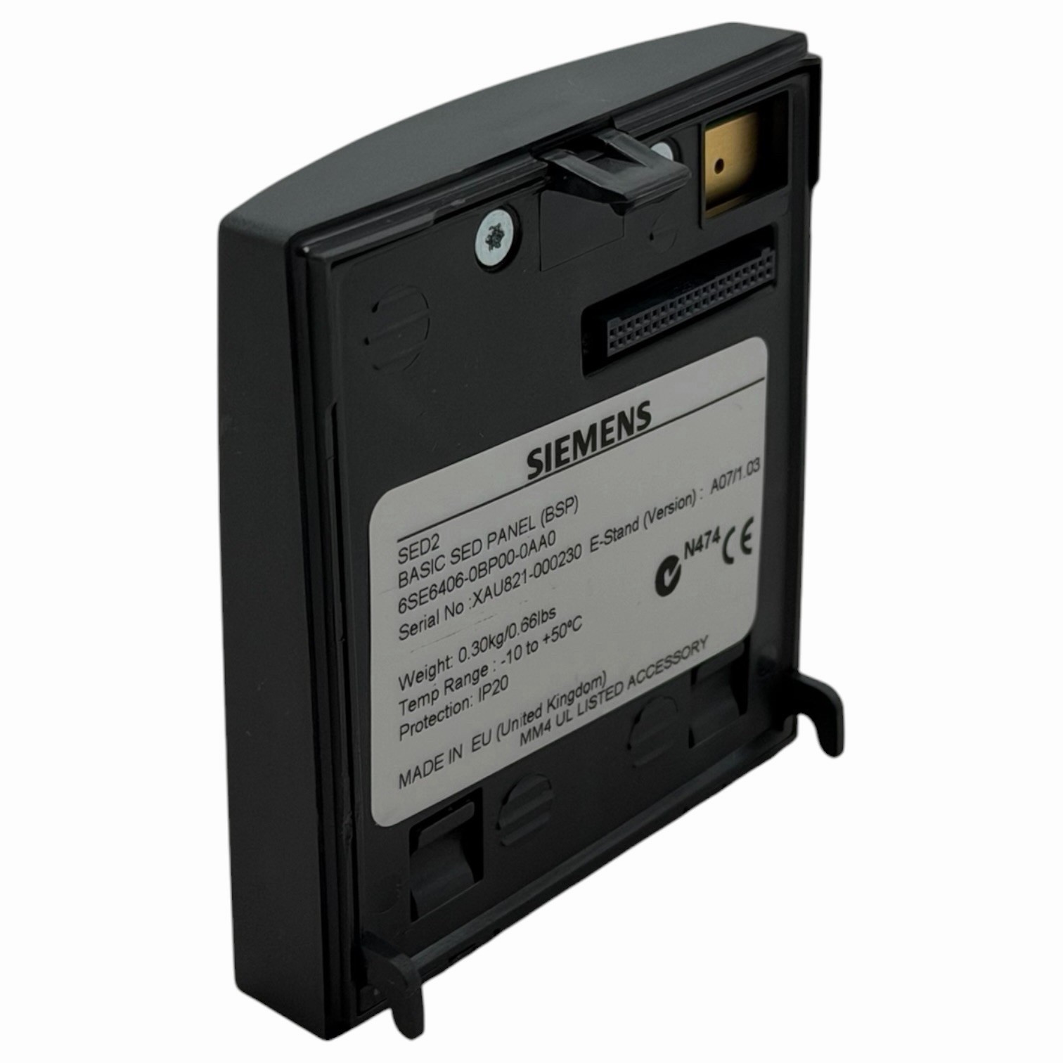 Siemens SED2 6SE6406-0BP00-0AA0 Basic SED Panel (BSP) 6SE6 406-0BP00-0AA0