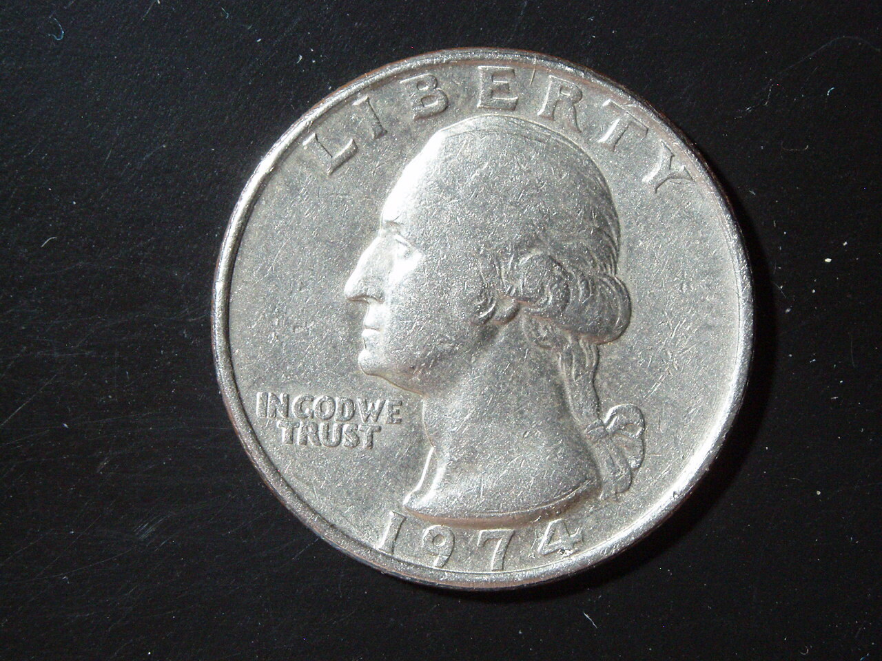 1974 WASHINGTON QUARTER #10