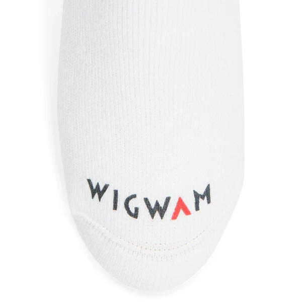 Wigwam White Tube Socks S60 6 Pack One Size 87% Cotton