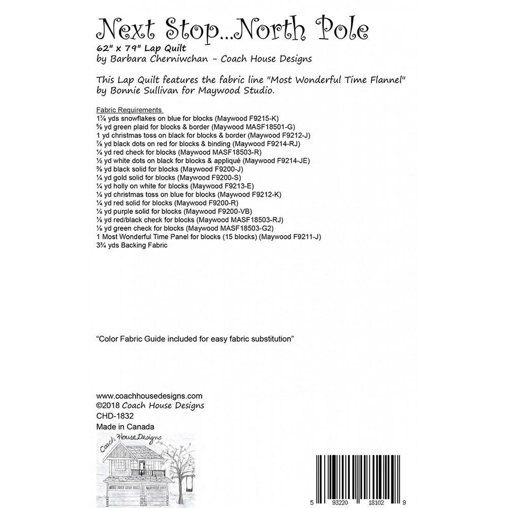 Next Stop North Pole Quilt Pattern