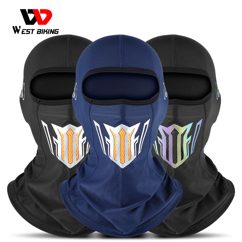 Cycling Cap Motorcycle Balaclava Ice Silk Sports Face Mask Cover Headgear Hat